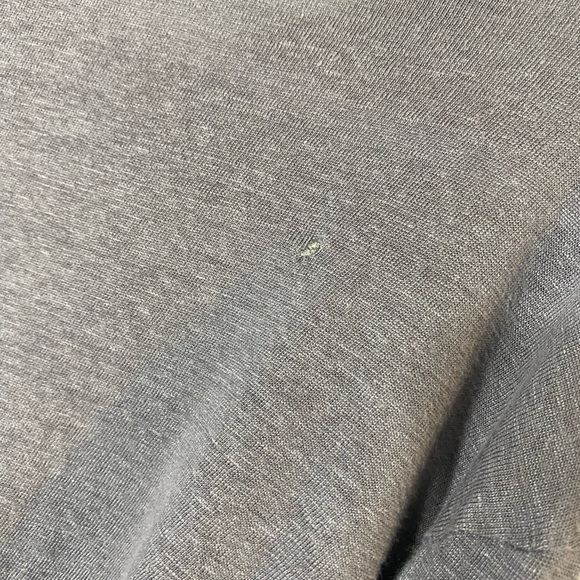 Adrienne Vittadini Club Monaco Classic Gray Long Sleeve Shirt, Sz S, 100% Linen - Picture 6 of 6